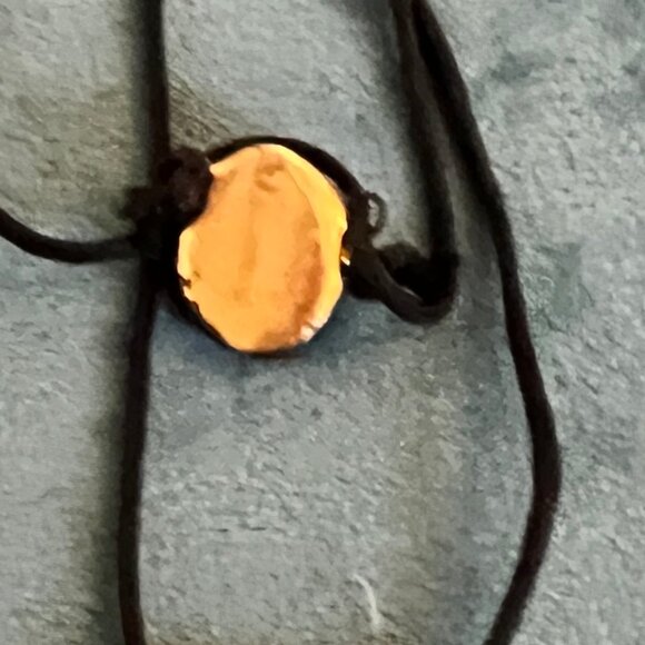 Syra Gómez Artisan Necklace Porcelain & Gold Luster - OOAK - EUC - Artful Home - Picture 6 of 8